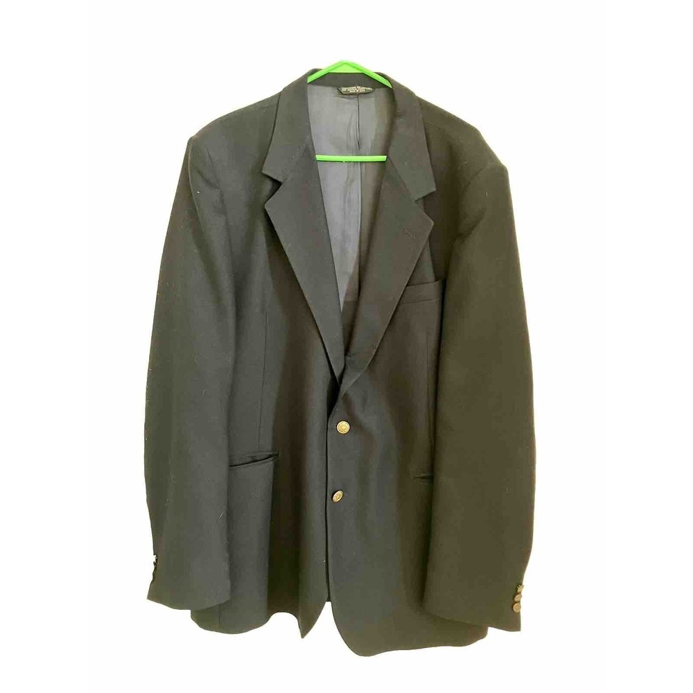 Sergio Valente Blazer‎ For The Young Men   Black Jacket Size 46